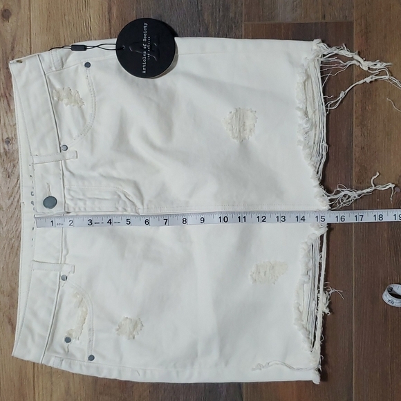 Articles of Society off white Stacy mini skirt Riga distressed - Picture 1 of 12